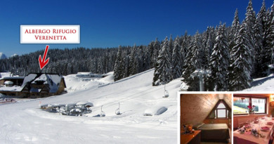 Rifugio Verenetta sulle piste con skipass e scuola sci