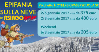 EPIFANIA 2017 sulla neve da € 205