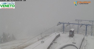 Arriva la neve al Verena