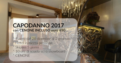 Offerta Capodanno 2017 sulla neve in hotel a 3 stelle con SPA