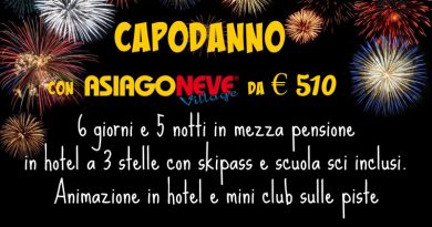 Settimana Bianca Capodanno 2019 da € 510